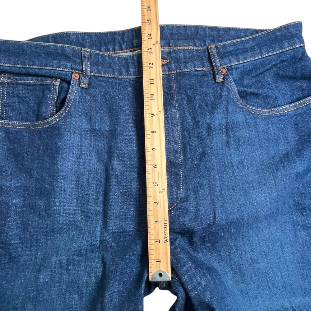 Atelier Munro Mens 42X33 Custom Fit Straight Leg Dark Wash Jeans - Picture 6 of 9